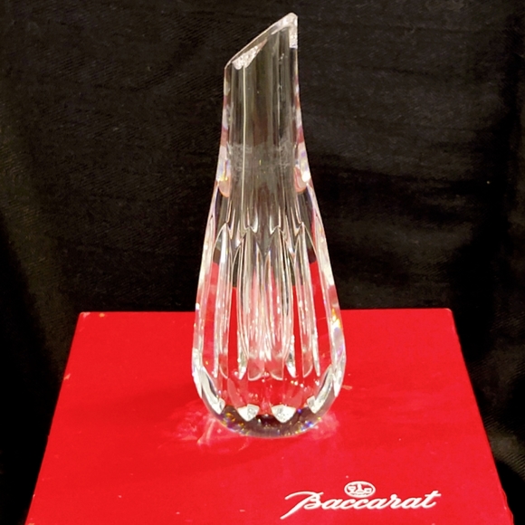 Baccarat Other - Baccarat Mid-Century Modern Crystal Albane Teardrop Bud Vase